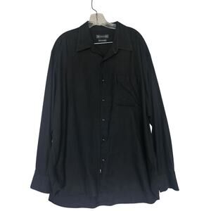 Hart Schaffner Marx Mens XXLarge Classic Button Down Shirt Italy Minimalist